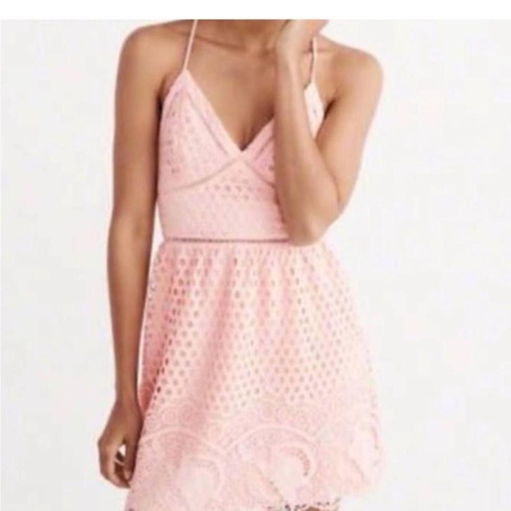 Pink Lace Dress - Picture 2 of 10